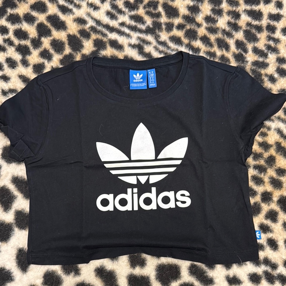 Adidas Black Crop Top